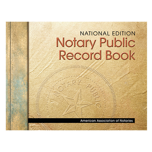 Nevada Perfectly Bound Notary Public Journal (Record Book) - Stone Cover